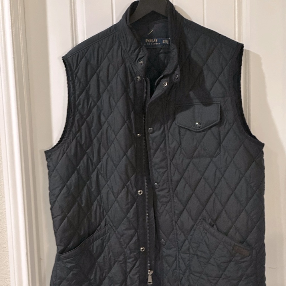 Polo by Ralph Lauren Men's Dark Quilted Vest